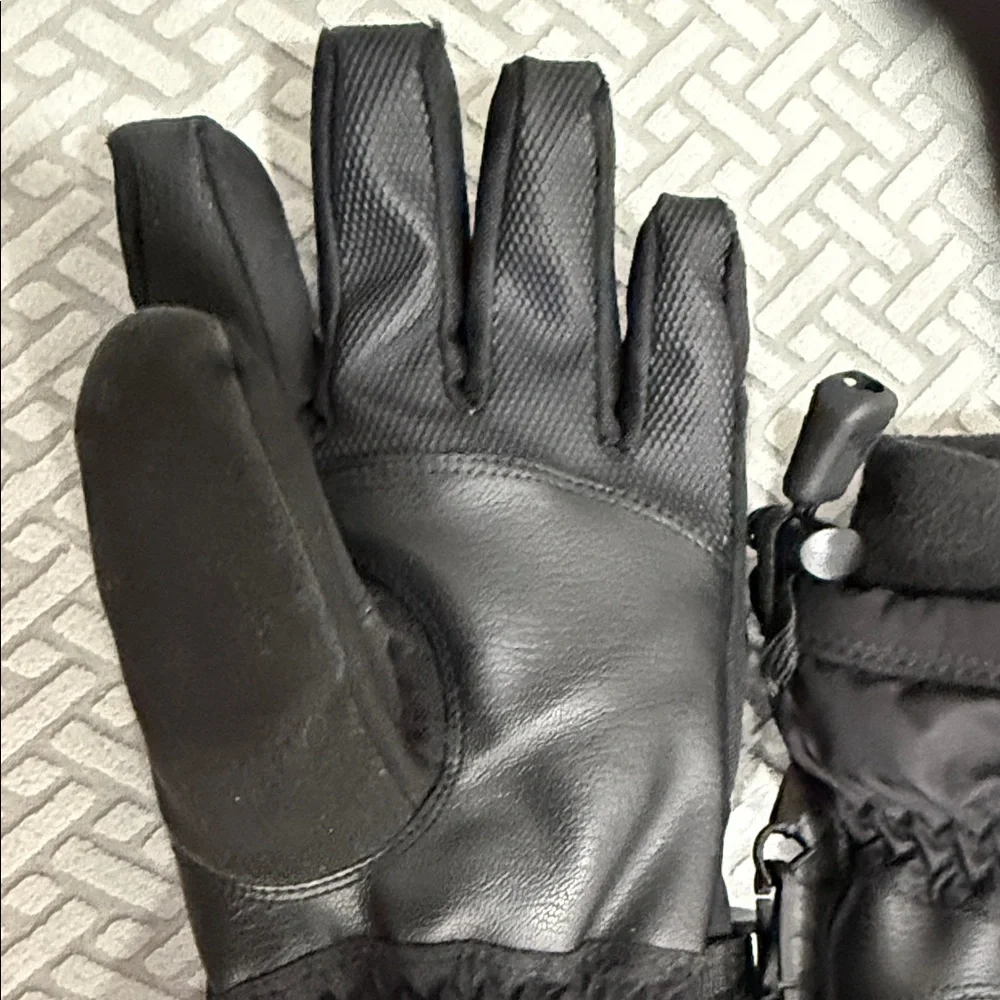 KOMBI WATERPROOF BREATHABLE BLACK SKI WINTER GLOVES JR SIZE LARGE